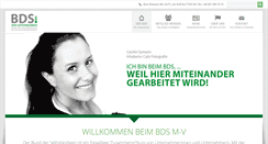 Desktop Screenshot of bds-mv.de